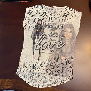 Graphic Short Sleeve Tee - Beige